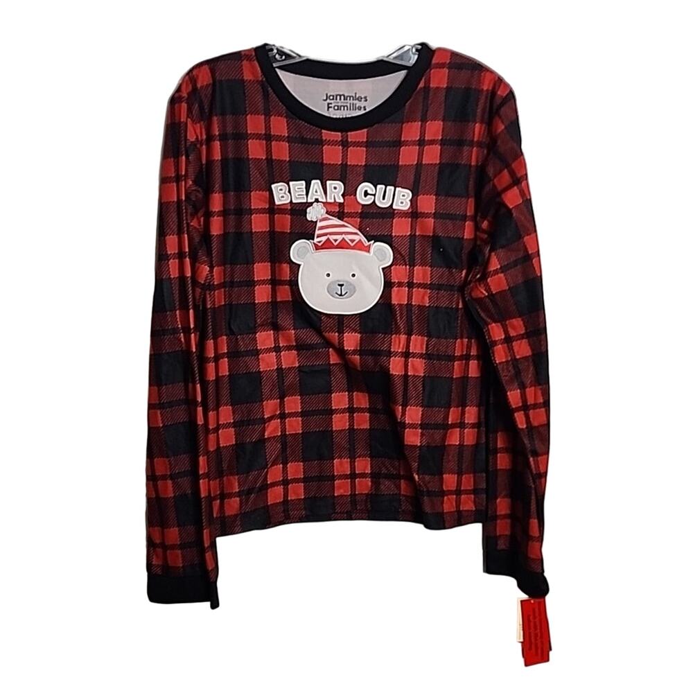 Jammies for Families Boys XXL Pajama Top, Bear Cub, NWT